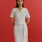[2nd] EASE WRAP HALF TOP (4color)