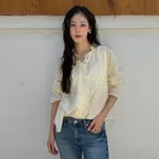 FRILL NECK BLOUSE 3color 프릴넥 블라우스 쓰리컬러