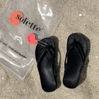 MULGYEOL flip flop_Black