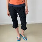 DOT CAPRI PANTS_BLACK