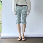 [2nd] Jacquard Capri Pants_Mint