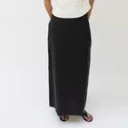 [7차 리오더] Crunch Maxi Skirt_Black