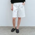 Relaxed Linen Half Pants (Ivory)
