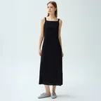 세미 A라인 플리츠 슬립 원피스_2colors
