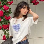 [2차 리오더] Chouetties by LUCKY CHOUETTE_ Loose-fit Graphic Short Sleeve T-shirts (white) LATAX26310WHX