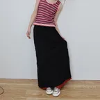 Ylang Reversible Skirt (Black)