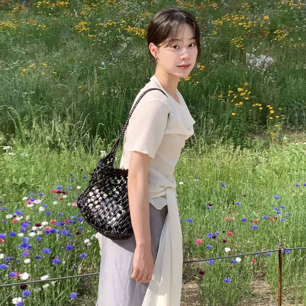 [경은, 은현 PICK] Bree Shoulder Black F048_10