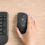 로지텍코리아 공식 M850L 무소음 핸드쿠션 무선 마우스 그라파이트