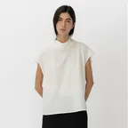 Tie Cap Sleeve Blouse_White