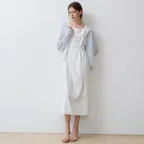 [29CM 단독] Twisted Shoulder String Sleeveless Dress White AT6OPB033WT