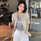 [소령 PICK] Viscose Flow Two-Pocket Shirt A/beige [N6PSBL06]