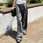 [29CM 단독][퀸지,제제로 PICK] MIA DOUBLE WAIST STRIPE PANTS (PT-5643)