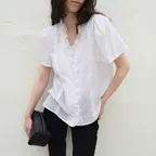 [2차] French Ruffle Blouse - Snow White