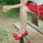 젤리 스트랩 슈즈 레드 OZV1GS227R