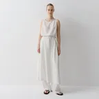 BACK COWL MAXI DRESS (IVORY)