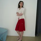 Cozy sweat shorts_red