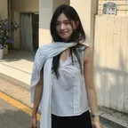[여울 PICK] Flow Tencel Scarf (White)