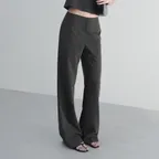 [2nd] Bare waist slacks (classic charcoal)