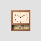 Court Pendulum Clock - Walnut