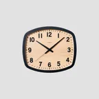 R-Square Clock - Black