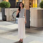 [꼬민지 PICK] TEEN PLEATS BANDING SKIRT_WHITE