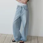 [기장선택] Noa curved denim (light blue)