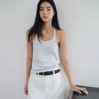 [with 솔비] Ribbed halter neck top_3colors