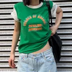 Arch Logo Combi Tee (W)_Green [KR265PWT452]