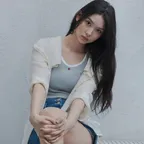 잇미샤 배색 라인 리브 슬리브리스 탑 ITQ6ZTS840_2colors