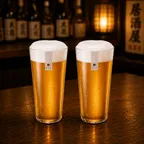[1+1]호로요이 시즈쿠 울트라 슬림 글래스 420ml+420ml