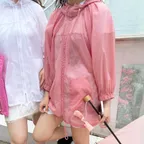 Hood Half Sleeve Jumper (Pink)