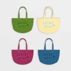 [Safarispot X 1011Gallery] Washed Cotton Tote Bag (4Colors)