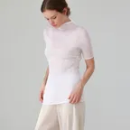 로코 크링클 플리츠 탑_white