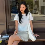 [경은PICK] Lace line pintuck soft blouse - white
