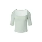 Leaf Puff Top Mint
