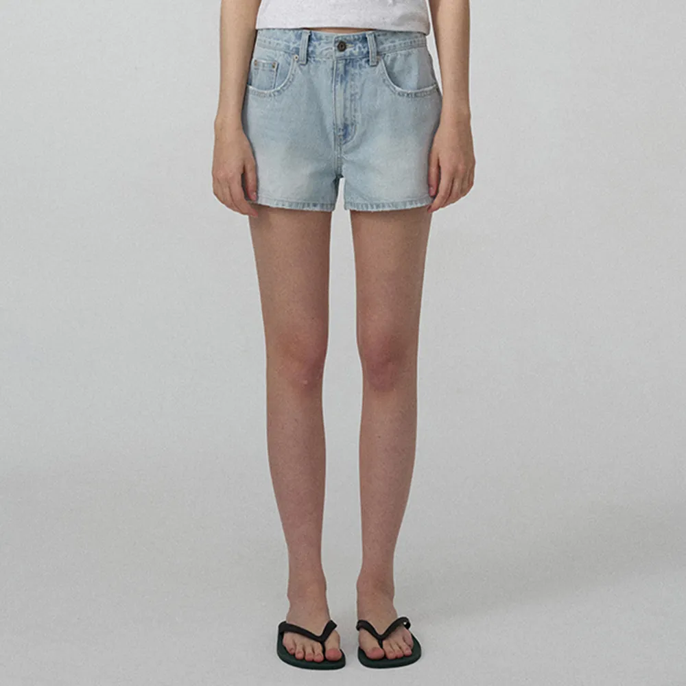 Isa Denim Shorts_Light Blue