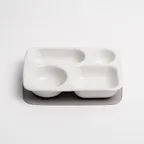 Ceramic Plate 4 Section 세라믹 플레이트 4구 세트