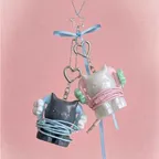 CAT CABLE KEYRING 고양이 이어폰 줄감개