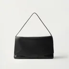 [예약주문 08/31 순차배송] Soft flap shoulder bag (Black)