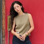 [이유주 착용] [3rd] PAPER BOAT NECK SLEEVELESS_3COLOR