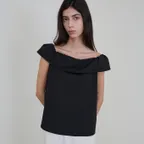 Boh Cotton Blouse (Black)