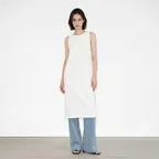 아이린 코튼 슬리브리스 드레스_화이트 / IRENE COTTON SLEEVELESS DRESS_WHITE