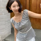 [헤이가가PICK/29CM단독/2차] CLARE SHIRRING BLOUSE [CHECK]