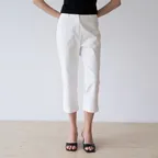 Sabrina Capri Pants Ivory