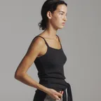 Tarifa ribbed sleeveless (Charcoal)