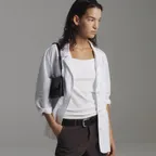 Arezz summer french work jacket (Linen white)