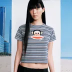 SUNBURN X PAUL FRANK T-SHIRT, STRIPE