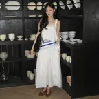 ROSE CROCHET DRESS (WHITE)