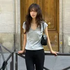 [1차 리오더][with 솔비] Lace line cap sleeve t-shirt_3colors