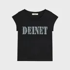 TYPO GRAPHIC2 T-SHIRT IN BLACK